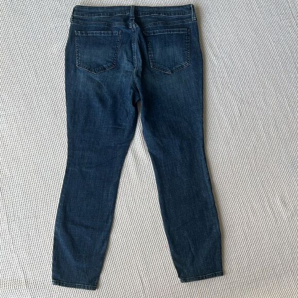 NYDJ Women's AMI Skinny High Rise Lift Tuck Technology Blue  Jeans Size 12P - Picture 3 of 11
